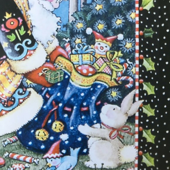 Mary Engelbreit Christmas Notecards blank Set of 7 Retro 2005 Animals To… - Picture 5 of 8